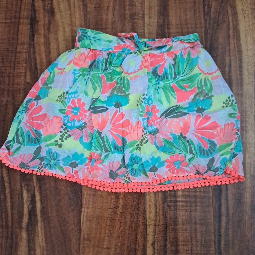 Cat and Jack Tropical Floral Print Skirt